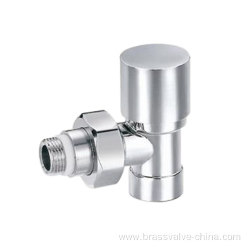 Brass radiator valves polish surface